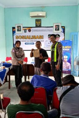 Satlantas Polres Lumajang Gelar Sosialisasi Audit dan Inspeksi Lalu Lintas di Dishub