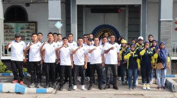 Semarak HUT Imipas Rutan Kelas IIB Kraksaan Gelar Jalan Sehat