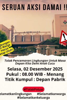 PT NewHope Dituding Sakiti Warga Lewat Pencemaran, Aksi Besar Pecah Selasa ini