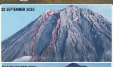 Tingkat Aktivitas G. Semeru Diturunkan Dari Level IV (Awas) Menjadi Level III (Siaga).