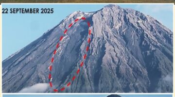 Tingkat Aktivitas G. Semeru Diturunkan Dari Level IV (Awas) Menjadi Level III (Siaga).
