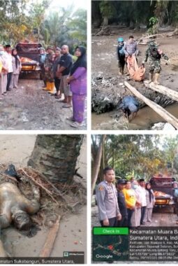 Lima Hari Pasca Banjir Bandang, Tiga Jenazah Ditemukan di Desa Pardamean Muara Batang Toru