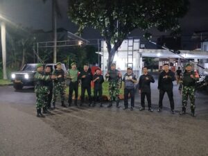 personil kodim 0506/Tgr patroli malam