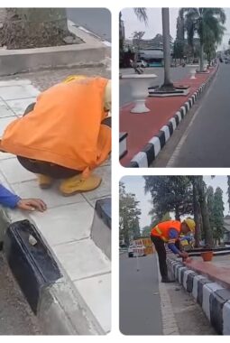 Pengecatan Median Jalan Wilayah Tasikmalaya dan Sekitarnya Menambah potret Jabar Istimewa