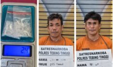 Miliki Sabu, Sat Resnarkoba Polres Tebing Tinggi Ringkus Dua Pria di Jalan Kutilang