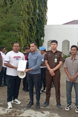 50 Mahasiswa Gempur Palas Gelar Unjuk Rasa Damai, Tuntut Penanganan Dugaan Pungutan Liar Camat Barumun BarU