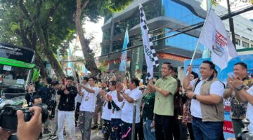 Mudik Nyaman Bersama Pegadaian, 238 Warga Diberangkatkan dari Palembang