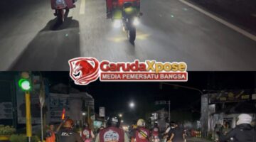 Jaga Kamtibmas Ramadhan, Kapolres Lumajang Pimpin Patroli Vespa Pantau Keamanan Wilayah Timur