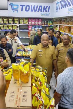 Jelang Idul Fitri 1447 H, Ditreskrimsus Polda Papua Bersama Pemprov Sidak Pangan, Pastikan Stok Aman dan Harga Terkendali
