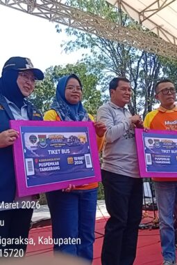 Pemda Tangerang: Mudik Gratis ke 5 Wilayah, 2.800 Jiwa Berangkat dengan 56 Bus