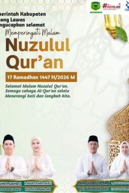 Pemkab Padang Lawas Ucapkan Selamat Malam Nuzulul Qur’an 1447 H: Semoga Cahaya Al-Qur’an Menerangi Hati dan Langkah Kita