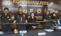 Sindikat Pencurian Kabel Telepon Bawah Tanah Dibongkar Polres Tulungagung, 10 Tersangka Ditangkap