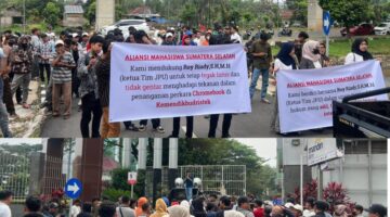 Aliansi Mahasiswa Sumatera Selatan Nyatakan Dukungan Moral kepada Kejaksaan di Depan Kajati Sumsel