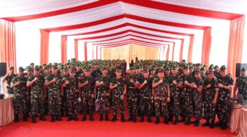 Danrem 044/Gapo Dampingi Kunker Pangdam II/Swj Tinjau Yon TP 949/Depati Reksa di OKI