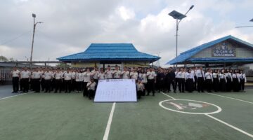 RUTAN KELAS I PALEMBANG TEGASKAN KOMITMEN “PERANG TERHADAP NARKOBA DAN HANDPHONE” MELALUI IKRAR BERSAMA