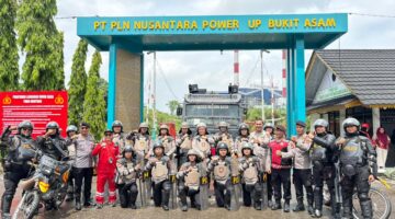 SIMULASI PENANGGULANGAN UNJUK RASA DI PLN NUSANTARA POWER UP BUKIT ASAM BERLANGSUNG DRAMATIS DAN PENUH KESIAPSIAGAAN