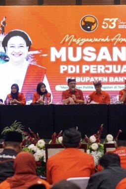Musancab PDI Perjuangan Banyuwangi Jadikan Anak Muda sebagai Penerus Kepemimpinan Partai