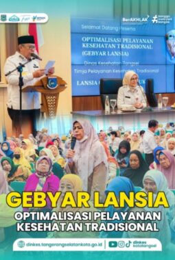 Dinas Kesehatan Tangerang Selatan Adakan Gebyar Lansia