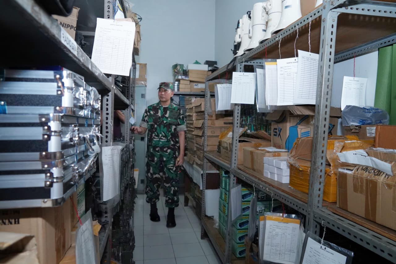 Pangdam I/BB Tinjau Komlekdam I/BB, Pastikan Kesiapan Alkomlek dan Operasional Satuan