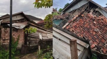 Angin Kencang dan Hujan Deras Rusakan Rumah di Kemang Agung Butuh Bantuan