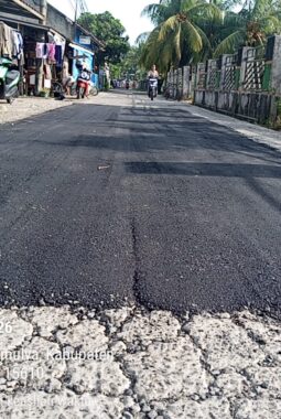 Diduga Asal Jadi, Proyek Hotmix UPT di Desa Kaliasin Disorot Warga