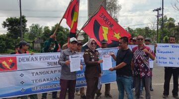 Aksi lanjutan, JAKOR Sumsel Sambangi Kejati Sumsel Terkait Dugaan KKN di KPU Ogan Ilir Tahun 2024
