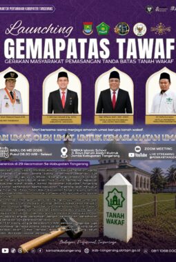 Sebanyak 1.634 Bidang Tanah Wakaf di Kabupaten Tangerang Belum Bersertifikat