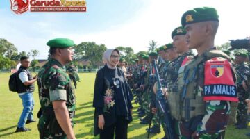 450 Prajurit Yonif 527/Baladibya Yudha Lumajang Berangkat ke Papua, Perkuat Pengamanan Perbatasan RI-PNG