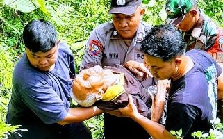 Warga Kenderan Yang Dilaporkan Hilang Berhasil Ditemukan Selamat Di Dasar Jurang Sungai Petanu