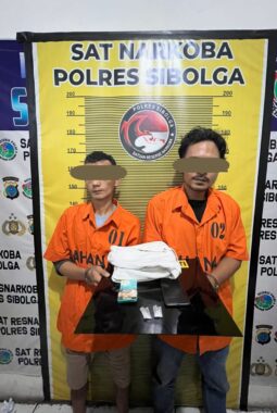 Gagalkan Peredaran 1,97 Gram Sabu, Polres Sibolga Berhasil Amankan Dua Pelaku
