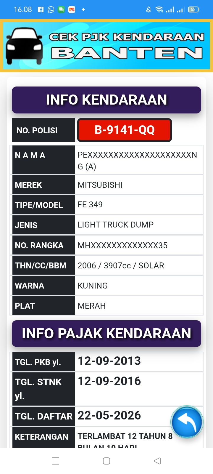 Pemkab Tangerang Diduga Gagal Jadi Tauladan Pajak, Kendaraan Operasional Pengangkutan. 