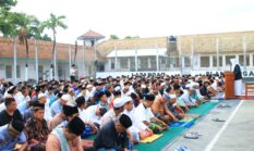 Salat Iduladha di Lapas Banyuwangi, Warga Binaan Diajak Petik Hikmah Keikhlasan