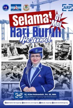 Peringati Hari Buruh Internasional 1 Mei 2026, Hj. Aida Hubaedah Tekankan Pentingnya Kesejahteraan dan Perlindungan Pekerja
