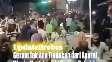 Laporan Tak Ditindak, Ratusan Warga Brebes Bongkar Paksa Warung Diduga Jual Tramadol