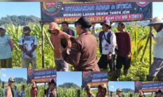 Petani Pesanggaran Pasang Peringatan Keras Tolak Geolistrik, Tokoh Masyarakat Suratin: “Jangan Rusak Ruang Hidup Kami”