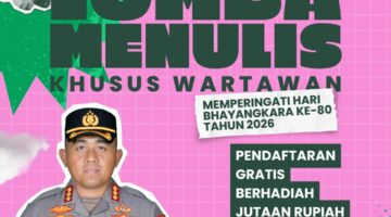 Hari Bhayangkara ke-80, Polresta Tangerang Gelar Lomba Karya Tulis Wartawan Berhadiah Jutaan Rupiah