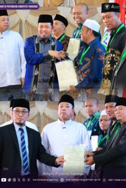 Kantor Pertanahan Kabupaten Tangerang Serahkan 69 Sertipikat Tanah Wakaf pada International Conference on Pesantren (ICOP) 2026