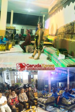 Polsek Pasirian Amankan Pagelaran Wayang Kulit Selamatan Desa Bago, Dihadiri Ratusan Warga