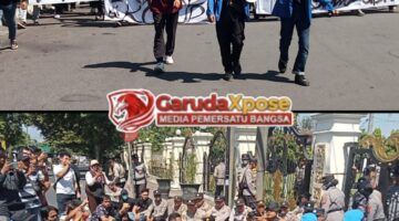 Aksi Demo Mahasiswa Lumajang Sampaikan Empat Tuntutan Strategis, Ketua DPRD Akan Teruskan Aspirasi Mahasiswa ke Pemerintah Pusat