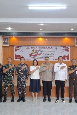 Polri, TNI dan Pemda Bersatu dalam Doa Menyambut Hari Bhayangkara ke-80 di Sibolga