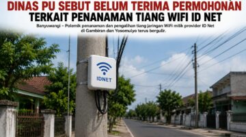 PIHAK PELAKSANA KLAIM SUDAH BERIZIN, DINAS PU SEBUT BELUM TERIMA PERMOHONAN TERKAIT PENANAMAN TIANG WIFI ID NET