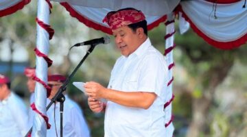 Bupati Bangli Pimpin Apel HARGANAS Ke-33, Bacakan Amanat Menteri Kependudukan Dan Pembangunan Keluarga