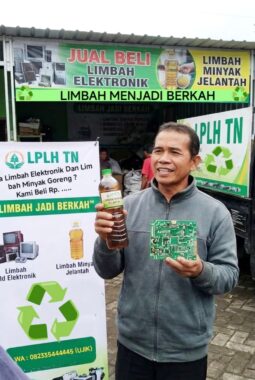Limbah Jadi Berkah, Gerakan LPLH TN Ubah Sampah Elektronik dan Minyak Jelantah Menjadi Bernilai Ekonomi