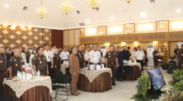 Kepala Rutan Kelas I Palembang Ikuti Penandatanganan PKS Persidangan Elektronik Ditjenpas Sumsel bersama Kejaksaan Tinggi Sumsel dan Pengadilan Tinggi Palembang