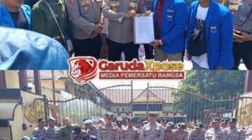Kapolres Lumajang di Demo PMII, Sampaikan 5 Tuntutan