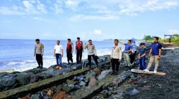 Kapolsek Gianyar Bersama Kabagops Polres Gianyar Pimpin Operasi Gabungan Pencarian Nelayan Asal Desa Lebih Yang Hilang