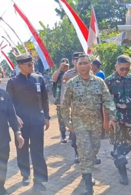 Dandim 0825/Banyuwangi Hadiri Tasyakuran Jembatan Garuda di Dusun Temurejo Desa Kembiritan