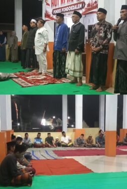 Desa Pondokdalem mengadakan giat Renungan Nyambut HUT RI ke-81, Bersatu Bersama Warga di Pendopo desa pondokdalem