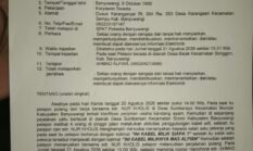 WARGA SEMPU PROFESI WARTAWAN LAPORKAN DUGAAN UJARAN/ANCAMAN MELALUI MEDIA ELEKTRONIK KE POLRESTA BANYUWANGI
