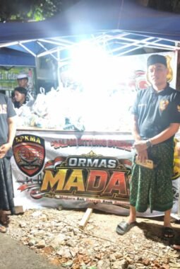 Sholawat Menggema di Krucil, MADAS Probolinggo Raya Dukung Selamatan Pembangunan Masjid Raudlatul Jannah